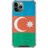 Azerbaijan Flag Distressed iPhone 12 Pro Max Clear Case
